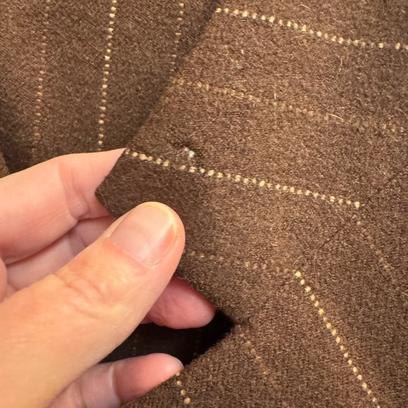 RARE 1970’s PARIS FRANCE PIERRE CARDIN BOUTIQUE Brown Pinstripe Men's Blazer VTG - Picture 11 of 17